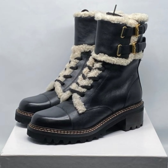 Chloe Shearling Boots - Picture 1 of 7
